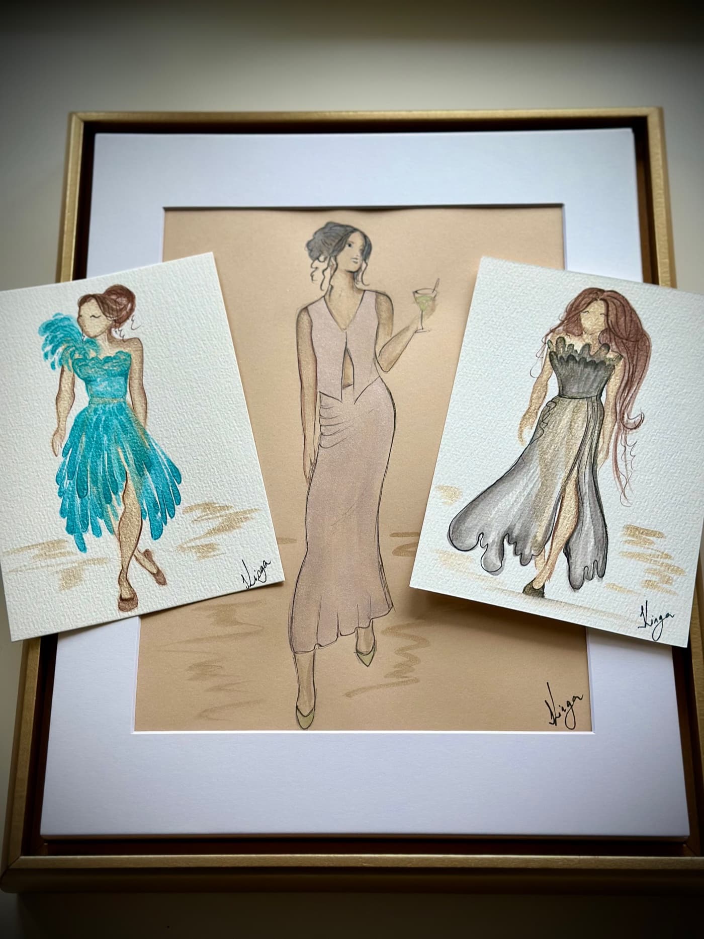 Live fashion illustration